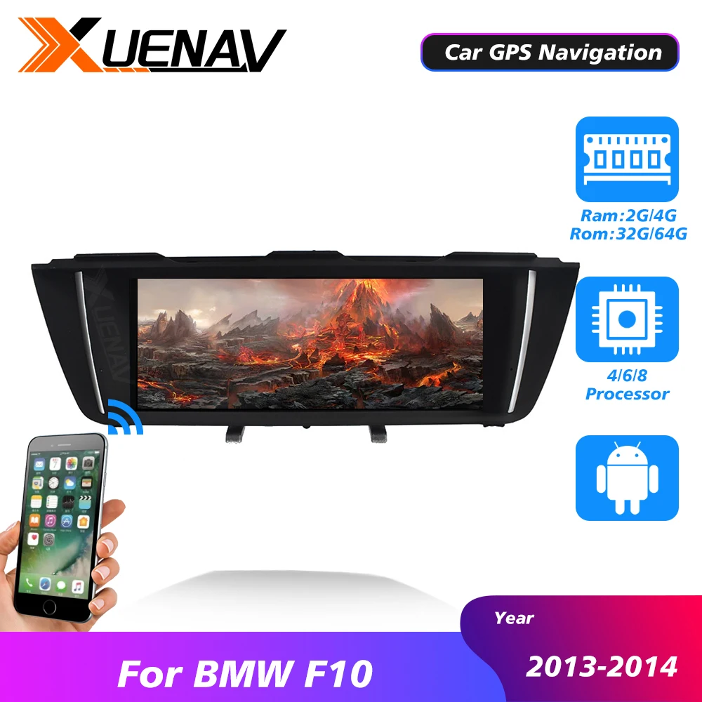 Автомобильный стерео 2 din android для BMW F10 2013-2014 магнитофон головное устройство