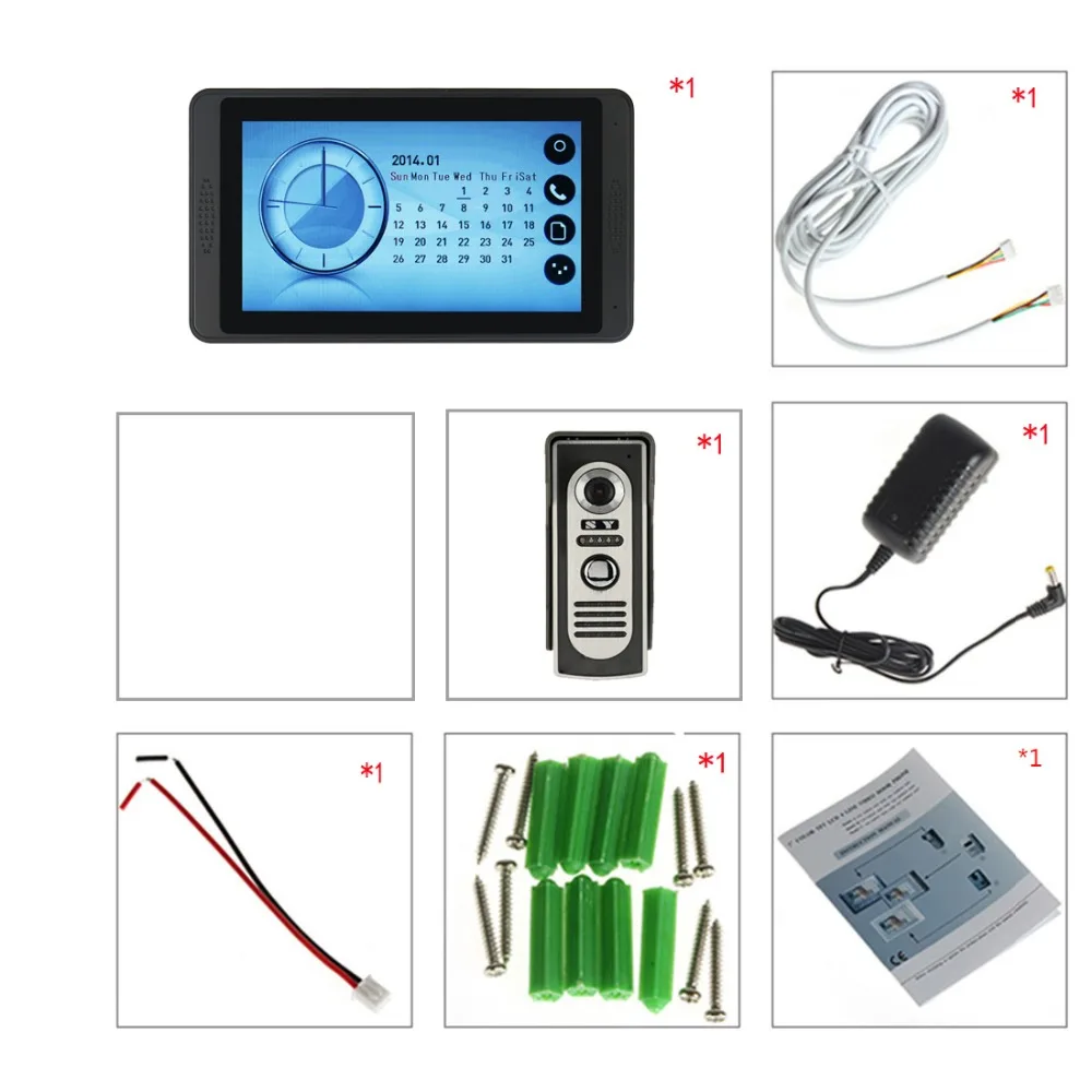 Best Yobang Security 7"Color TFT Wired Wifi Video Door Phone Doorbell System Waterproof With RFID Password Unlock Intercom IR Camera 10 Best Yobang Security 7"Color TFT Wired Wifi Video Door Phone Doorbell System Waterproof With RFID Password Unlock Intercom IR Camera 10