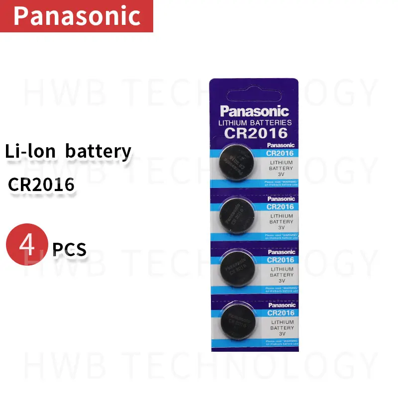 PANASONIC 4 шт. cr2016 BR2016 DL2016 LM2016 KCR2016 ECR2016 3 В Кнопка ячейка монета литиевые батареи для часов игрушечный автомобиль