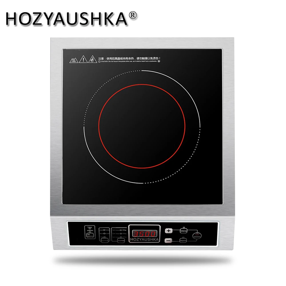 HOZYAUSHKA 3500W high-power single-head induction cooker button control maximum load-bearing 50KG