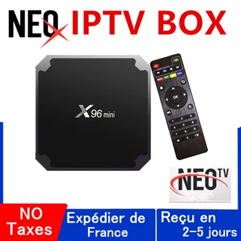 

x96mini android tv box with one year neo tv pro code 1800+ iptv m3u x96 mini Neotv pro iptv subscription smart tv set top box