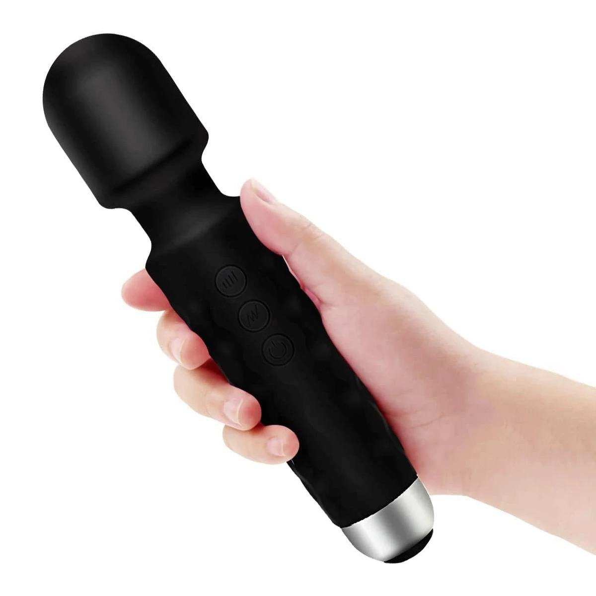 

Cordless Personal Wand vibrators Electric Massager 20 Powerful Vibrations, Rechargeable Handheld Back Wand Sex Toys For Woman