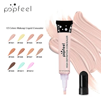 

POPFEEL Face Concealer Eyes Concealer Cream Makeup Base Cosmetic Concealer Full Cover Hide Blemish Moisturizer Primer Concealer