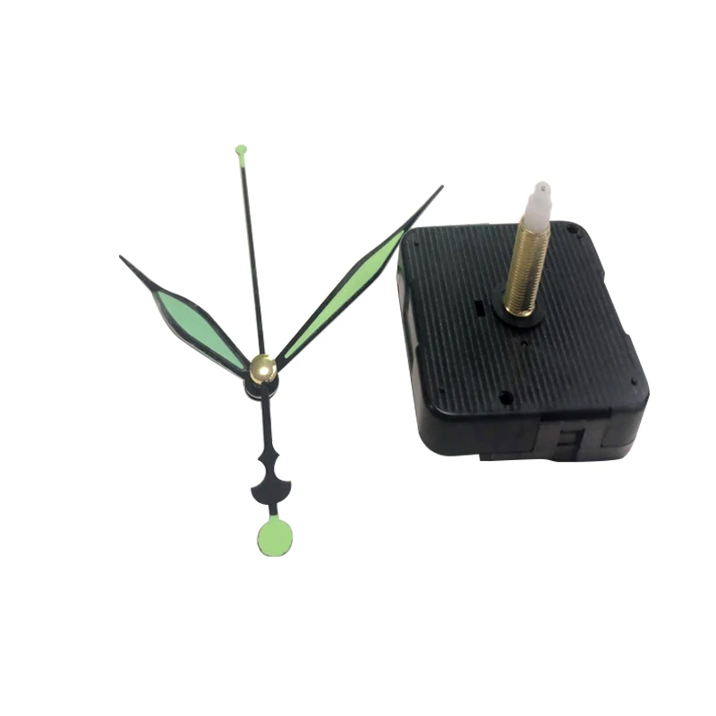 10 pièces de mécanisme d'horloge à Quartz noir, bricolage, classique suspendu, mouvement d'horloge murale, pièce de bricolage, réparation
