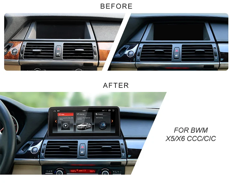 Top EBILAEN Android 9.0 Car DVD Player for BMW X5 E70/X6 E71 (2007-2013) CCC/CIC System Unit PC Android Navigation Multimedia IPS 5 Top EBILAEN Android 9.0 Car DVD Player for BMW X5 E70/X6 E71 (2007-2013) CCC/CIC System Unit PC Android Navigation Multimedia IPS 5