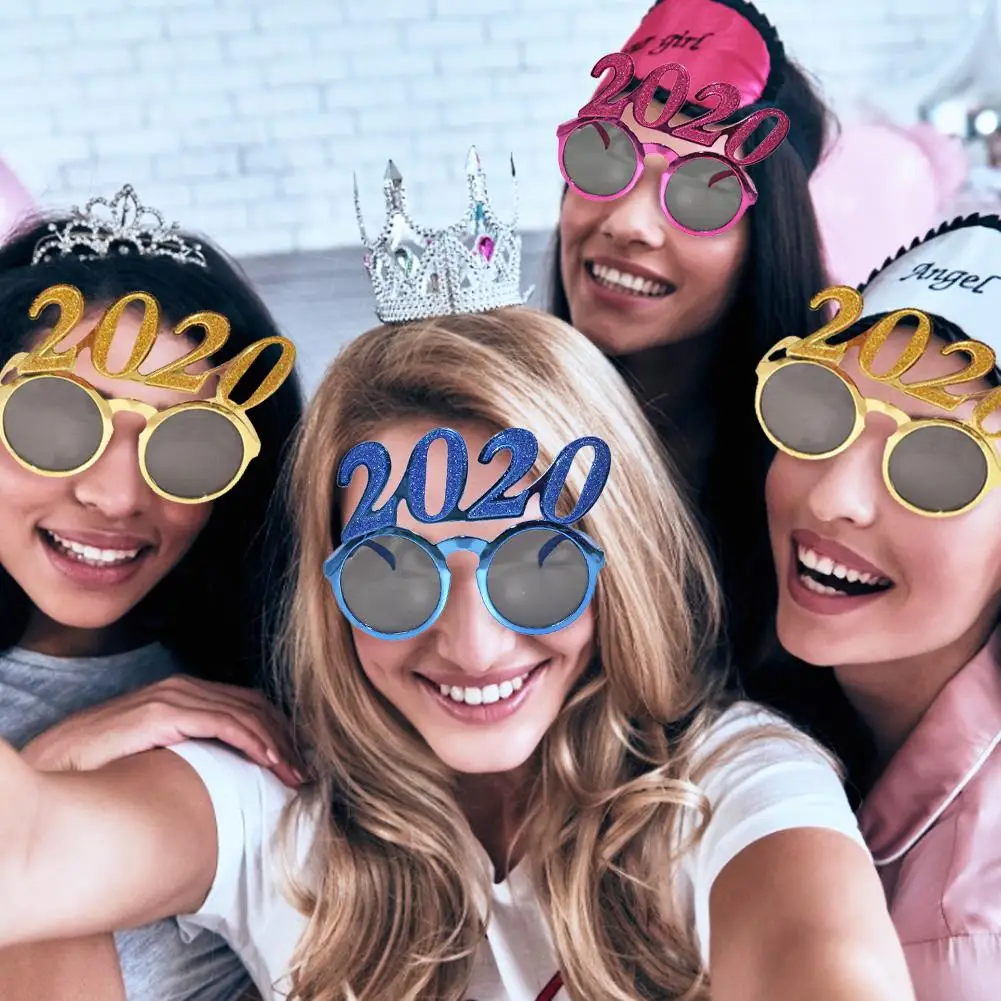 

Masquerade Frames Glasses 2020 New Year Eve Festival Christmas Party Glasses Decoration for Cosplay Boys Girls
