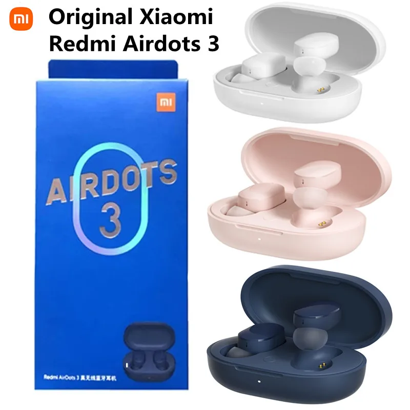 Xiaomi Redmi AirDots 3 наушники Mi True Wireless Bluetooth-совместимые 5 2 стерео автосвязь сенсорное