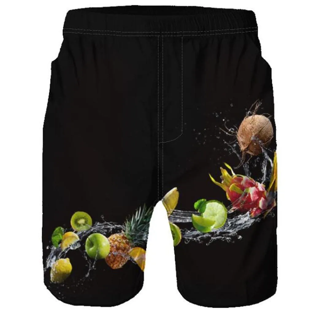 Vogue модные Для мужчин большой Размеры пляжные Fit 3D Спортивная быстросохнущая Рубашки домашние шорты