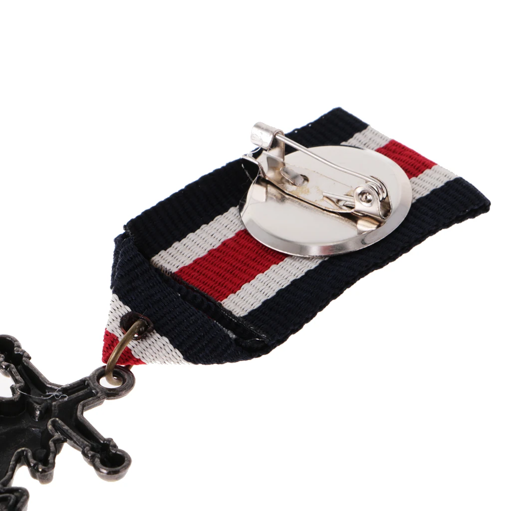 Horse Anchor Brooch Pin Medal Brooch Pin Collar Tips for Mens Gift Steampunk