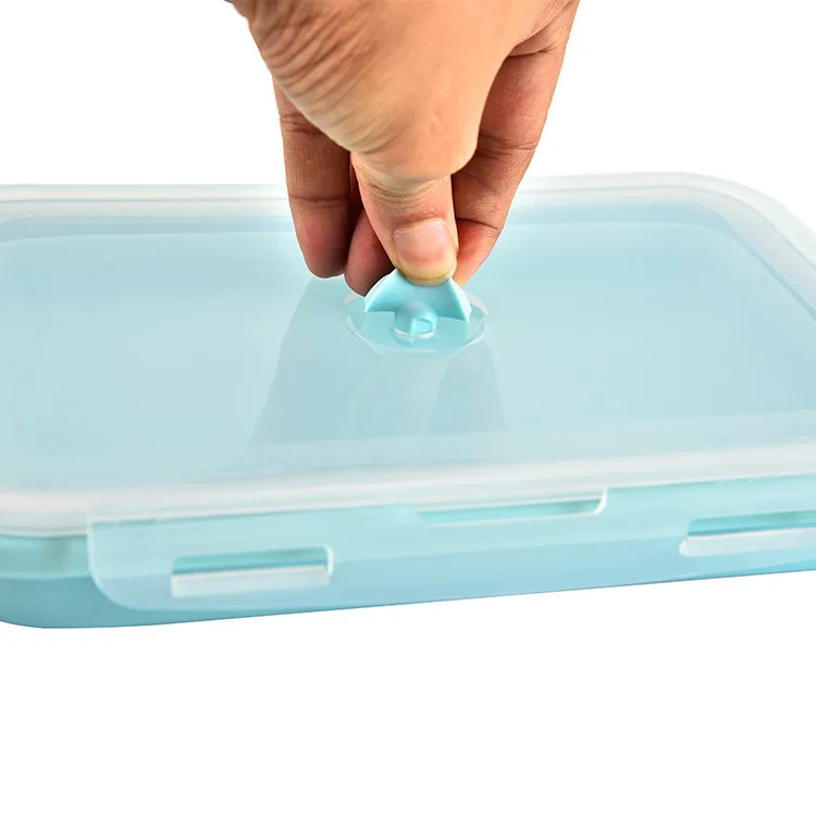 Силиконовый контейнер для еды, Портативный Ланч-бокс Bento, микропосуда для дома, кухни, для улицы, здоровый материал, контейнер для хранения еды, контейнер для еды