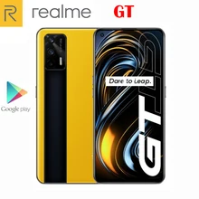 Original Official New Original Realme GT 5G Cell Phone 6.43inch 120Hz Snapdragon 888 64MP 4500Mah 65W Flash Charge 64MP NFC