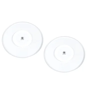 

2pcs LED Coasters Durable Transparent Cup Pad Table Mat for Home Bar Restaurant