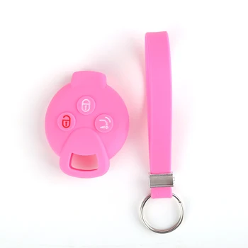 

Factory Supply Wholesale High Quality New Comfortable Eco-friendly Silicone Car Key Case Full Cover For Auto Accessory keychain