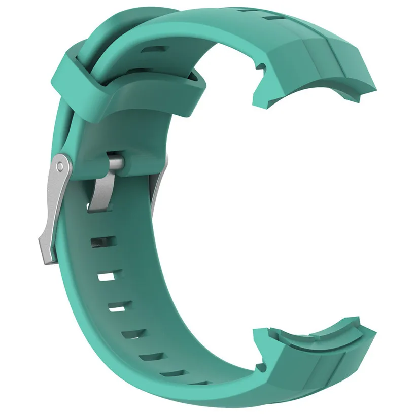 Mint Green SAKZNR для Suunto Спартанские ультра часы Роскошные резиновые часы замена ремешок - Цвет: Mint Green