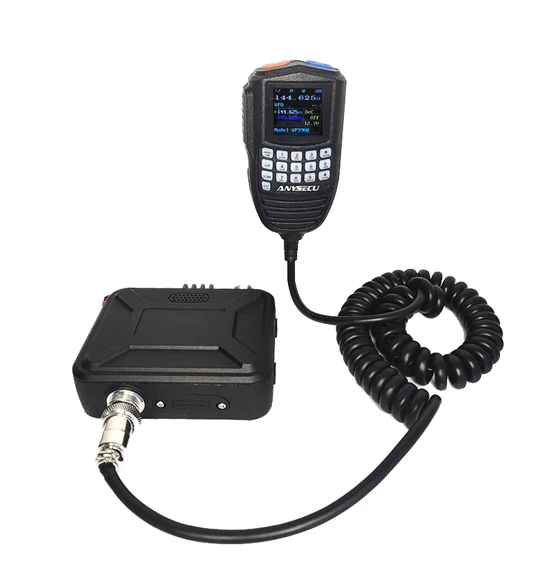 Anysecu WP-9900 мини мобильное радио 25 Вт 200 каналов двухдиапазонный автомобильный