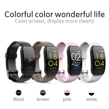 

Smart Watch Bluetooth 1.14" Touch Screen Health Tracker Message Reminder Control Smart Wristwatch Compatible With Android iOS