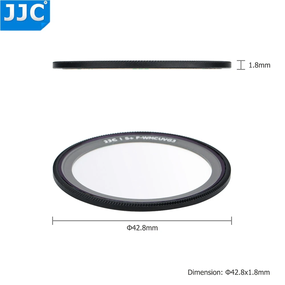 JJC F-WMCUVG3 L39 ультра тонкий многослойный оптический стеклянный УФ-фильтр с 3M клеем для камер Ricoh GR III/GR II