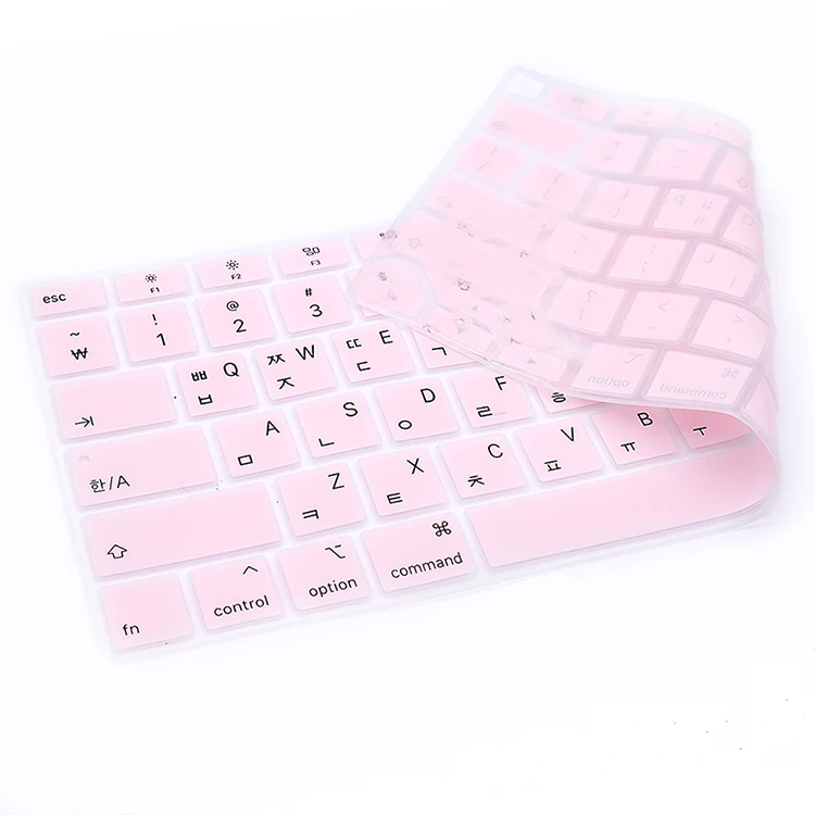HRH-Korean-Language-Silicone-Keyboard-Skin-Cover-Protector-for-MacBook-Newest-Air-13-Touch-ID-A2179 (1)