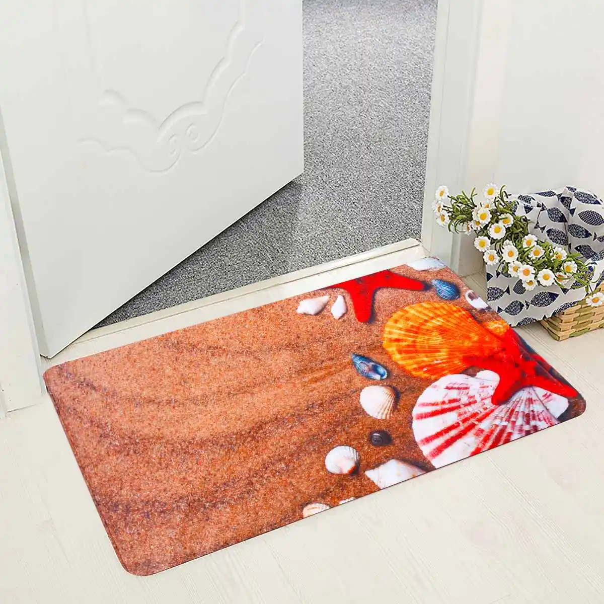 40 x 60 cm /40 x 120 cm Bathroom Sets Water Absorption Anti-slip Kitchen Carpets Bedroom Mat PVC Mesh Bottom Non-Toxic