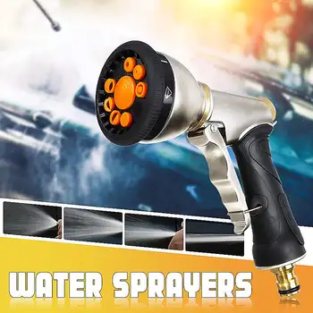 

9 in 1 Portable Camping Shower Car Washer Car Shower Pump Pressure Shower Outdoor Travel Caravan Van Pet Water Tank Spray Gun