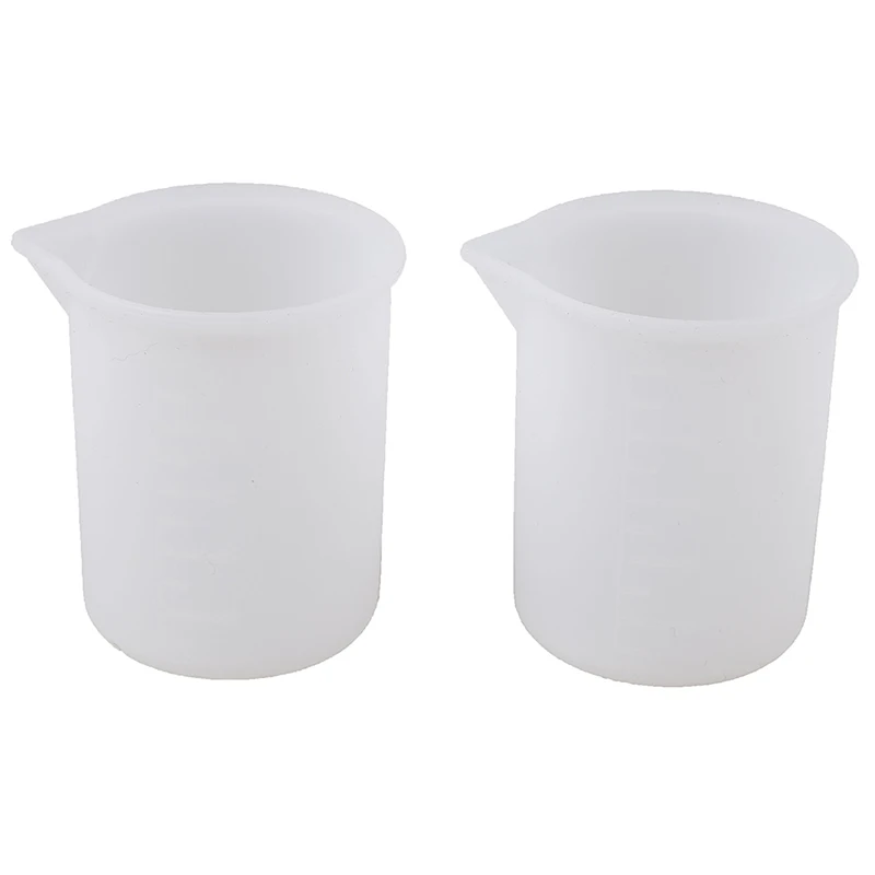 2pcs 100ML Clear Measuring Cup Household Kitchen Cooking Tool Maatbeker Vloeistoffen Silicone Resin Glue Tools | Дом и сад