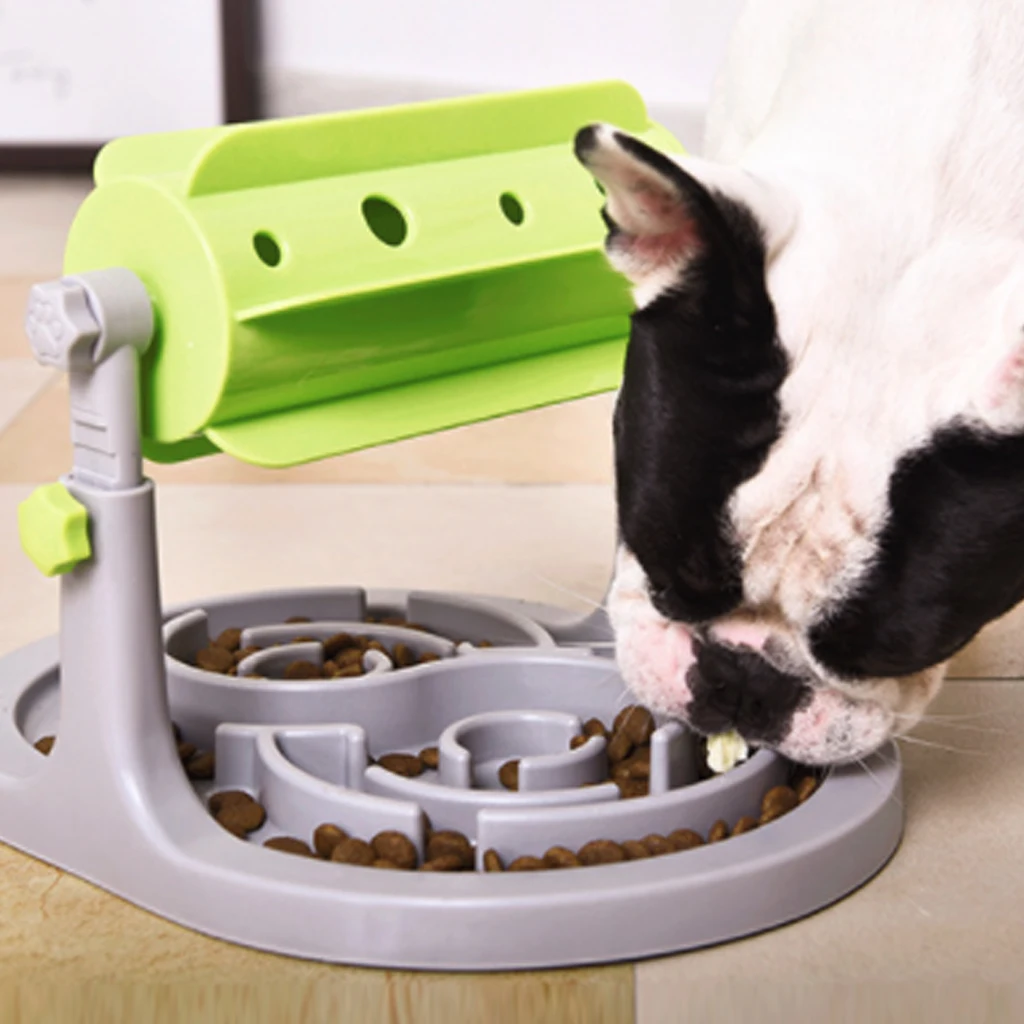 

Adjustable Pet Food Feeder Toy Dog Cat Pet Water Dispenser Slow Food Feeder Bowl Snack Dog Food Feeding Toy Kitten Small Dogs