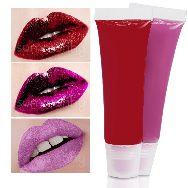 

3pcs SAMPLE LINK lip gloss from 81-120 colors can private label if minimum lip gloss lipstick cosmetics wholesale