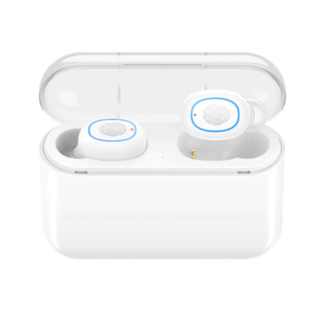 Binmer TWS Bluetooth наушники стерео наушники-капельки HiFi bluetooth-гарнитура с зарядкой Pod беспроводные гарнитуры для всех смартфонов# G1