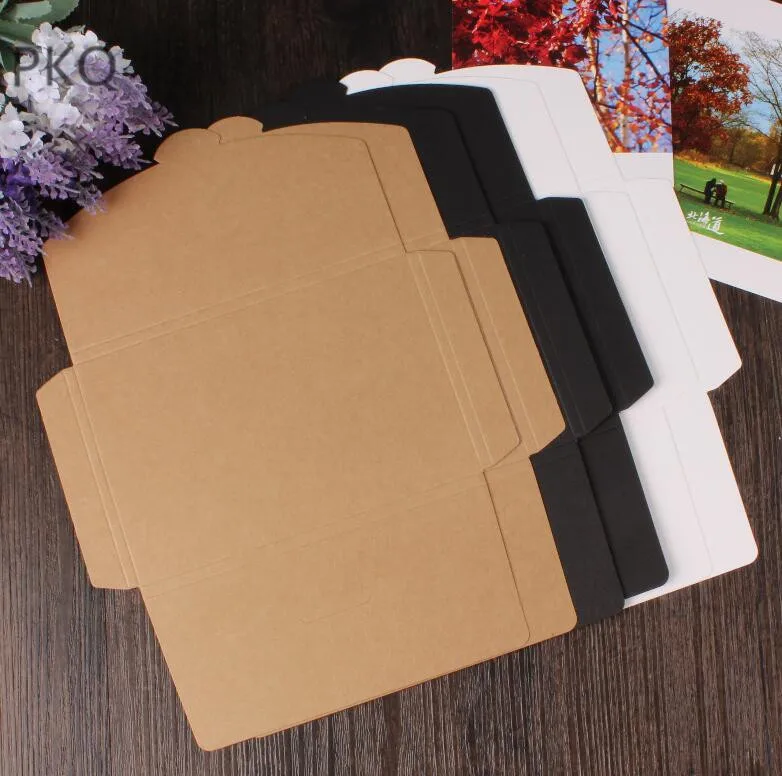  350gsm Kraft Paper Postcard Packaging Box Wedding/Birthday Party Invitation Card Box Photo/Picture  - 4.0006E+12