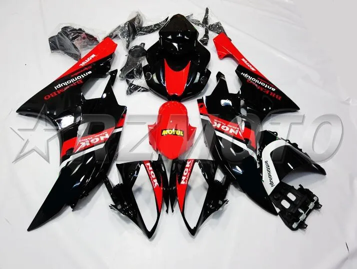 4 подарки Новые ABS полные комплекты обтекателей подходят для YAMAHA YZF-R6 2006 2007 Обтекатели набор YZF R6 06 07 литье под давлением красный черный цвет