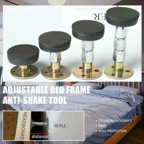 Adjustable Threaded Bed Frame Anti-shake Tool Telescopic Support