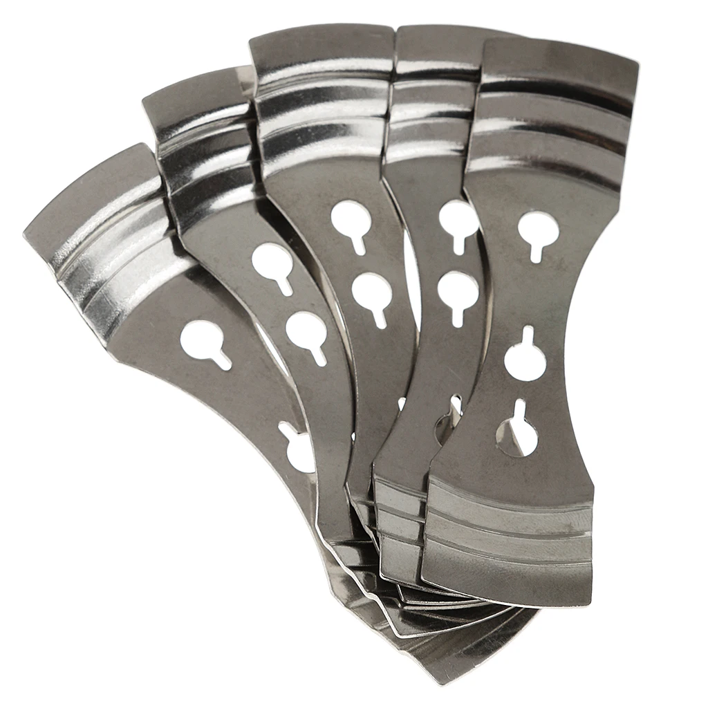 Pack of 5pcs Metal Candle Wick Centering Devices - (DIY Candles Wicks Centering Device, Silver)