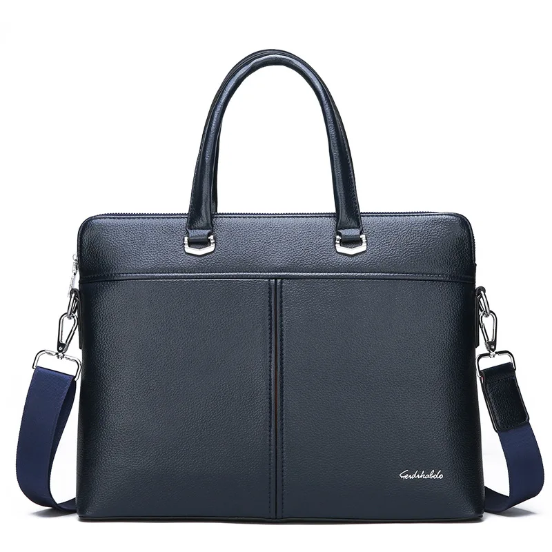 

MEN'S Handbag Large Capacity Casual Business Briefcase Cross Shoulder Computer Bag Men's Leather Bag