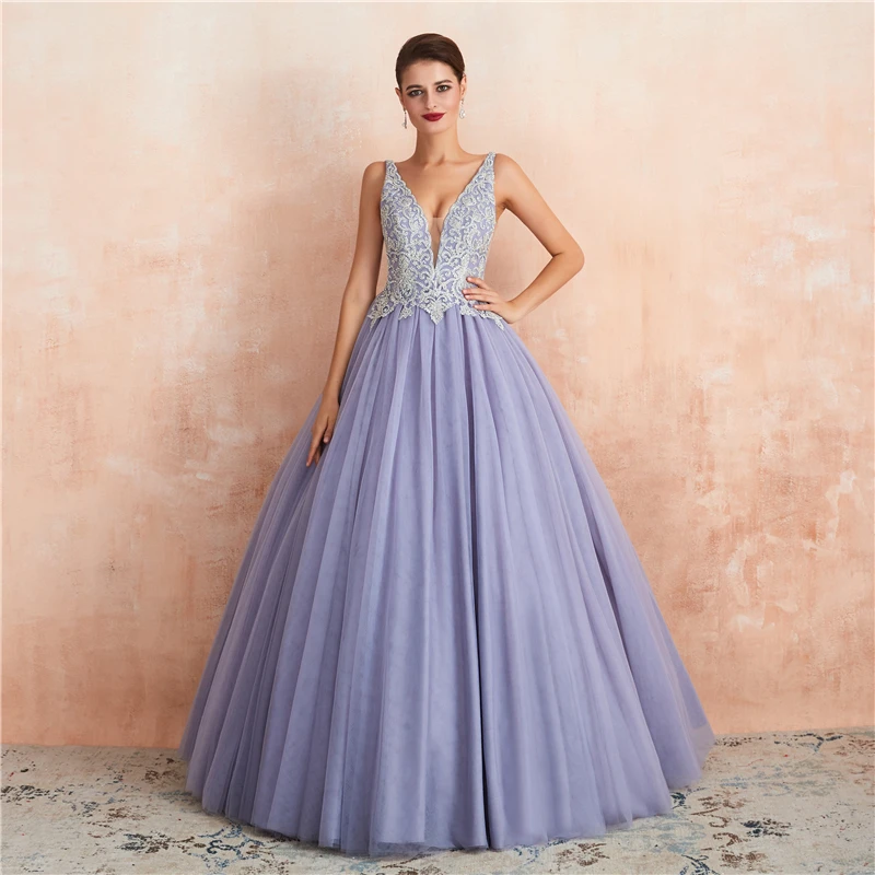 Новые Формальные Вечерние платья с бисером Robe De Soiree, v-образный вырез, длина до пола, аппликация, открытая спина, без рукавов, вечерние платья на выпускной, 44361