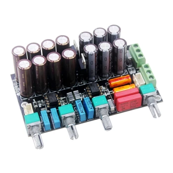 

HIFI 5532 OPA2604 Stereo Preamp Preamplifier Tone Board Audio OPAMP Treble Bass Volume Tone Controller Amplifier Board