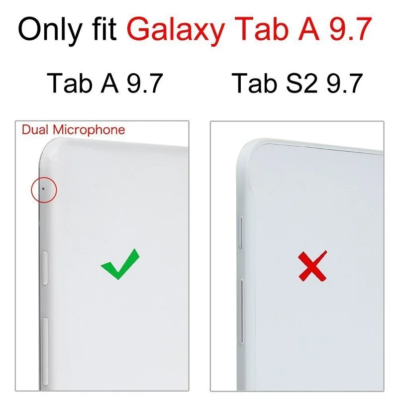 Для Samsung Galaxy Tab A 9 7 чехол для SM T550 T555 T551 P550 P555 360 градусов вращающийся кожаный смарт