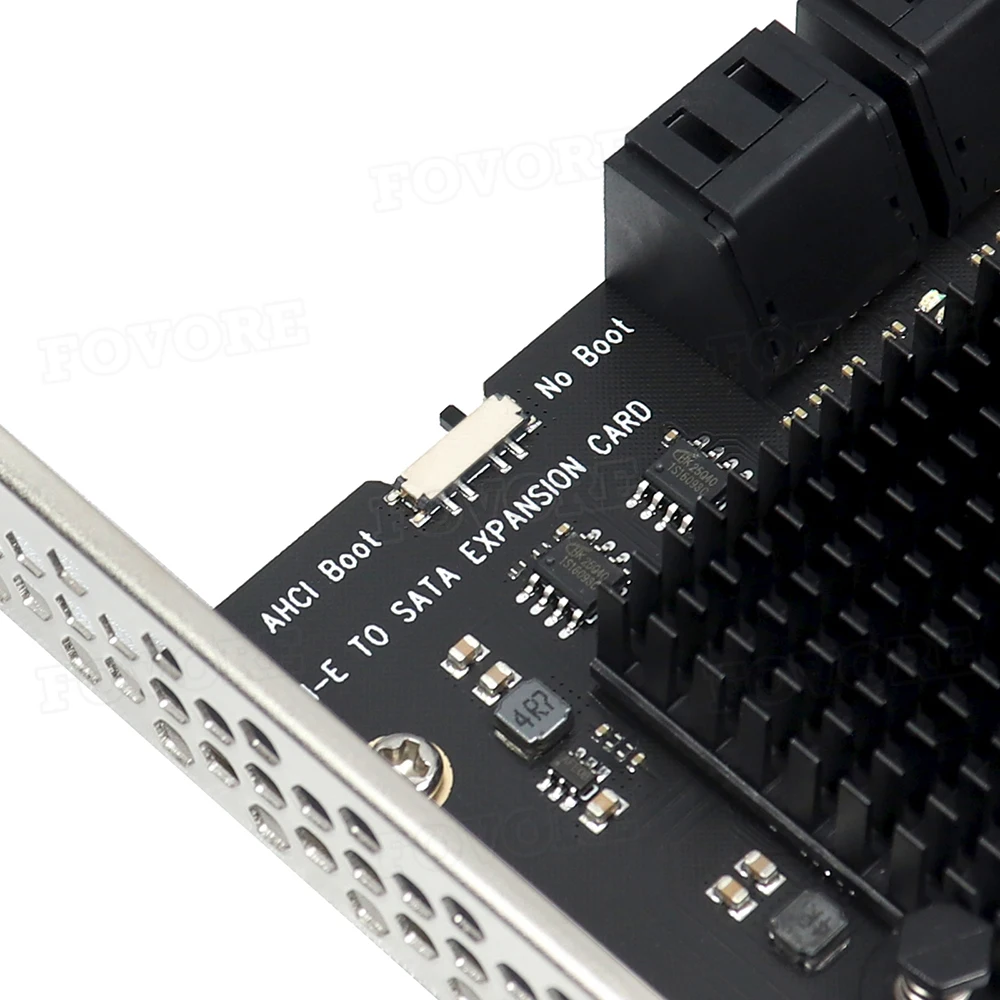 PCI express to 10 Port SATA Controller SATA 3 III 3.0 6Gbps to PCI-e x1 Card Adapter PCIe SATA3 Expansion Riser Card For Windows ssd adapter card pcie adapter card pcie expansion card pcie usb adapter card
