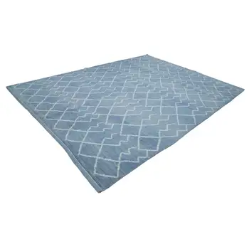 

242x324 Cm Blue Handmade Moroccan Rug-8x11 Ft