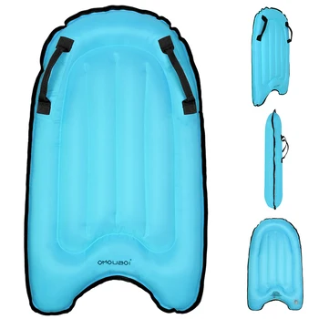 

Inflatable Pool Float Beach Surfing Buoy Board Swimming Floating Mat Water Sport with Handles for Kids Adults Surfing Body Board