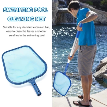 

Swimming Pool Skimmer Net Rubbish Cleaning Mesh Catcher Bag Pool Cleaner Aluminum Plastic Cleaners Pool Swimming Accessories