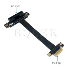 BQLZR PCI-e PCI Express удлинитель 90 ° 4x до 1X 180 ° для PCI-E карты