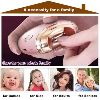 

New Electric Automatic Nail Clippers Trimmer Nail Cutter Scissors Body Adult Manicure Tools Care For Baby S4K4