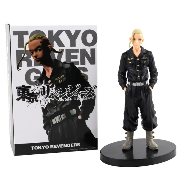 【Ready Stock】16CM Anime Tokyo Revengers Action Figure Manjiro Sano Chifuyu Matsuno Takemichi Hanagaki Figurine Manga With box
