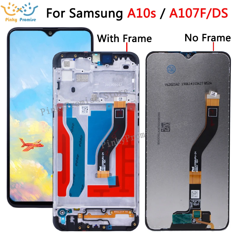 Протестированный 6,2 ''для samsung Galaxy A10s ЖК-дигитайзер A107F/DS A107 дисплей сенсорный экран дигитайзер для samsung A10S ЖК-дисплей