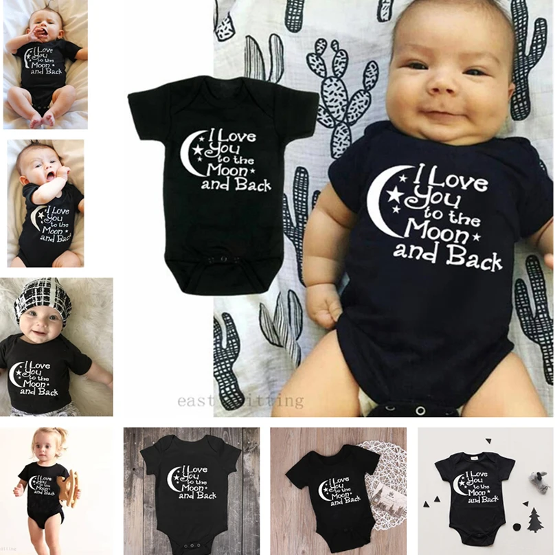 От Carter's детский костюмчик одежда для мальчиков и девочек с надписью I Love You To The