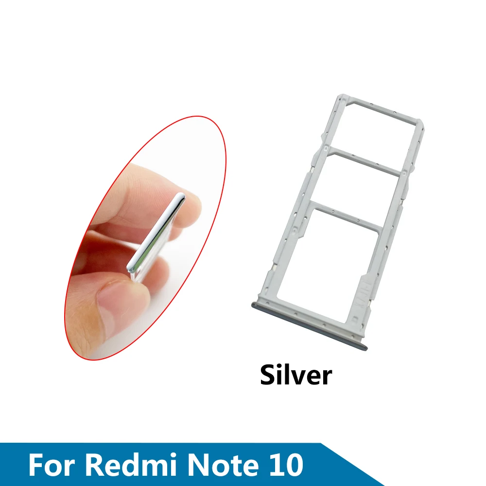 

20Pcs/Lot SIM Card Tray Slot Holder Replacement Part For Xiaomi Redmi Note 10