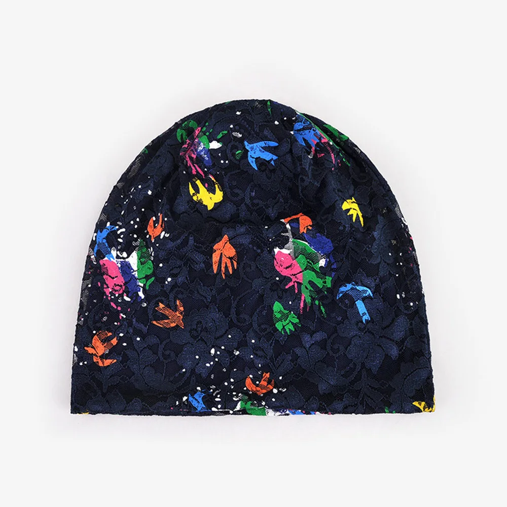 [AETRENDS] кружевная мешковатая шапочка, химиотерапия шляпа, кепка, шарф, головной убор с черепом, Шапочка-шарф для женщин, Z-9988