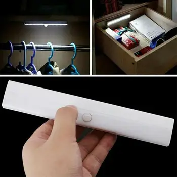 

LED Closet Lights Motion Sensor Night Light PIR Infrared Battery Wall Motion Wireless Cabinet Lamp Detector Powered Light I4A1