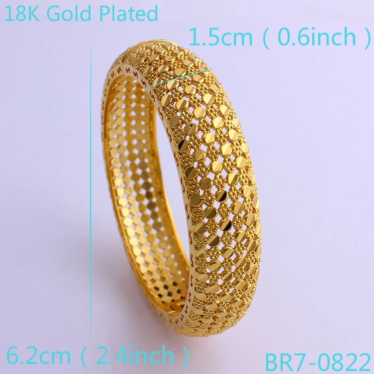 JH золото Openable большой широкий 15 мм браслет для женщин 62 мм брендовый браслет украшения Африки Свадебные подарки