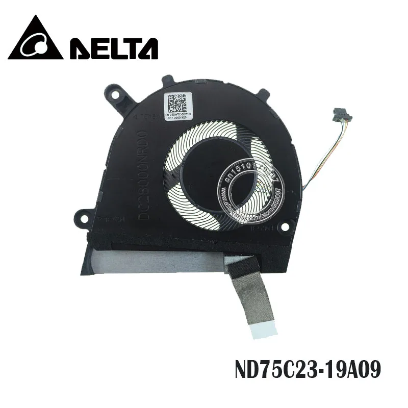 Вентилятор охлаждения процессора ноутбука ND75C13-19A09 DC05V 0.50A 4PIN DC28000NRD0 DP/N 0EDWTC